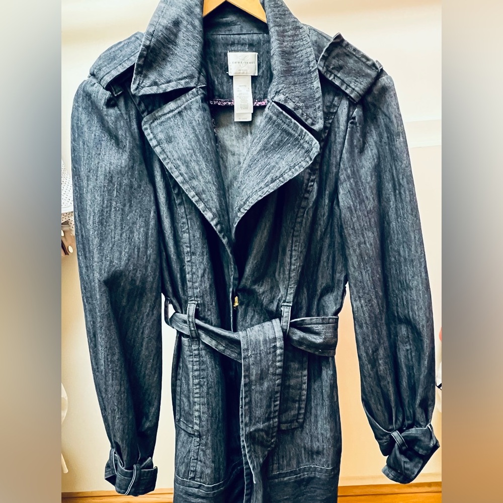 Denim Trench Coat